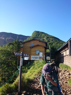 オーレン小屋〜硫黄岳