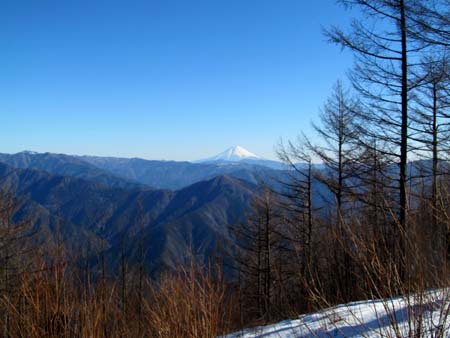 登り初めはノンビリ沢口山 15/01/08