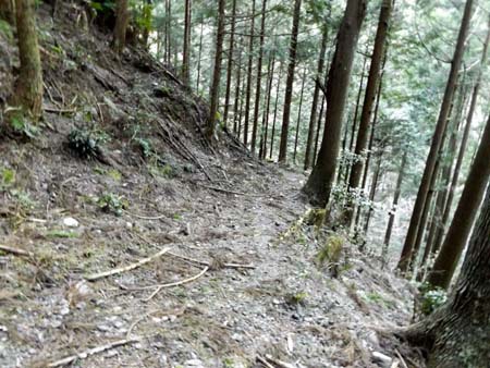 山中の通学路。その②