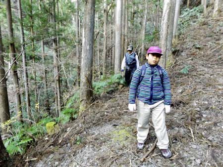 山中の通学路。その②