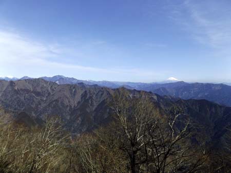 榛原川林道から大札山 16/2/5