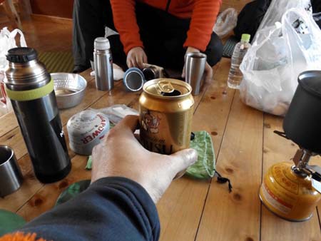 ヲッサン二人でスパルタリハビリ上河内岳　18/3/13～15