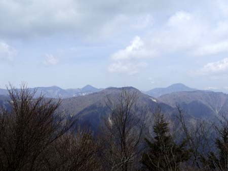 四人連れて大札山 16/3/31