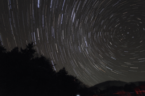 八塔寺の星景写真