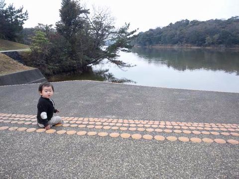 常盤湖畔の朝