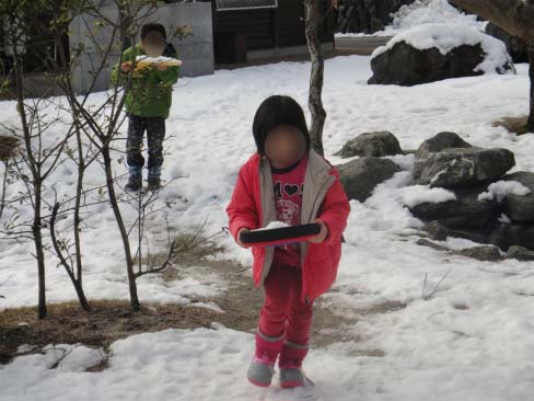 雪上で迎えた初日の出 【青川峡CP】