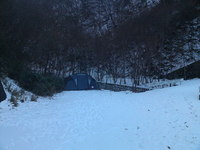 雪中  設営完了！… 2011/01/09 10:32:04