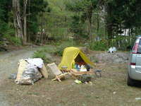 山菜オフ設営完了！… 2011/04/29 08:51:23