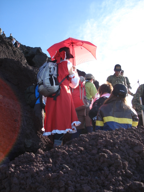 山ガールだらけの富士山で・・・賢パパ最後に痛恨のミス