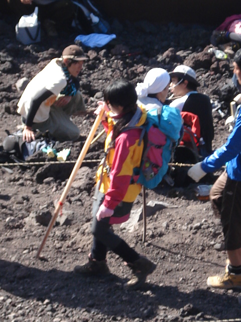 山ガールだらけの富士山で・・・賢パパ最後に痛恨のミス