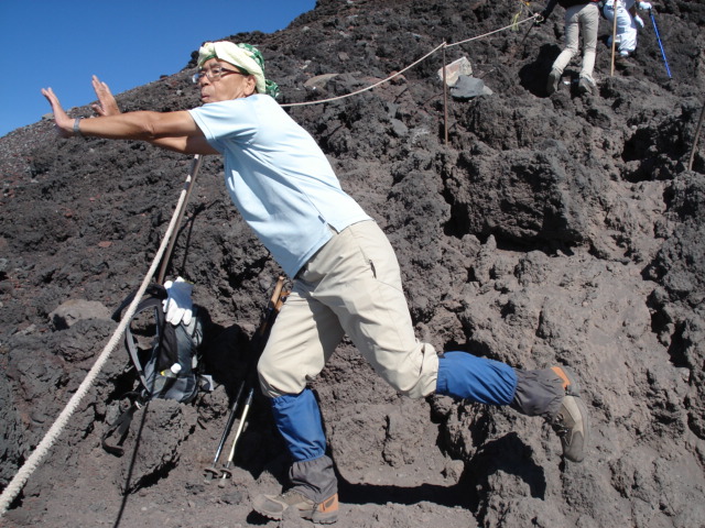 山ガールだらけの富士山で・・・賢パパ最後に痛恨のミス