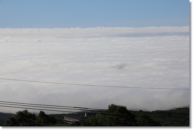雲の上の茶臼岳