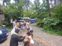夏休み=森の中は笑顔がいっぱい＼(^o^)／ 2012/08/20 17:25:32