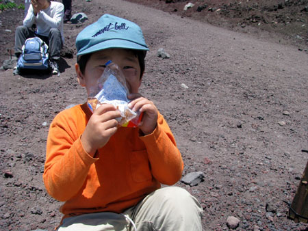 長男と富士山　11/07/15～16　その①