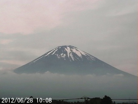 富士山、今年の5,6月の気温。