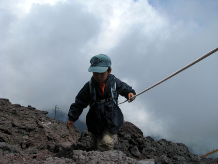 長男と富士山　11/07/15～16　その①