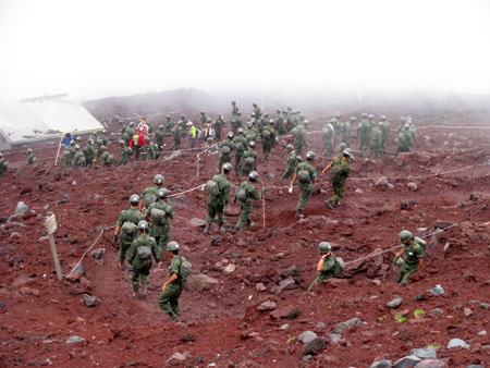 長男と富士山　11/07/15～16　その①