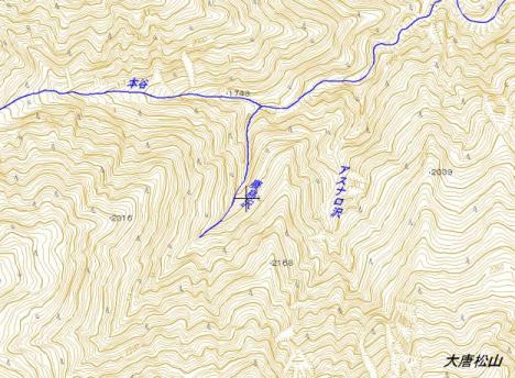 72年前の南ア登山地図。その②