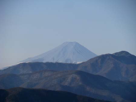 雲取山とタバスキー (単独日帰り) 11/02/27