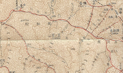 72年前の南ア登山地図。その②