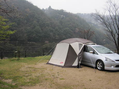 2014年　4月キャンプ in 江の川カヌー公園さくぎキャンプ場