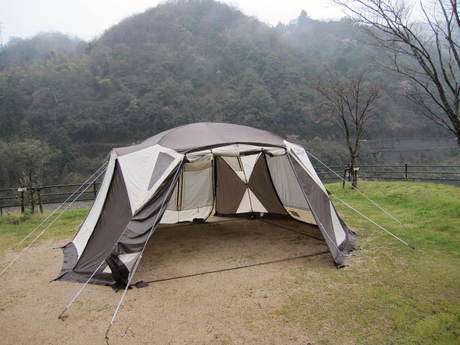 2014年　4月キャンプ in 江の川カヌー公園さくぎキャンプ場