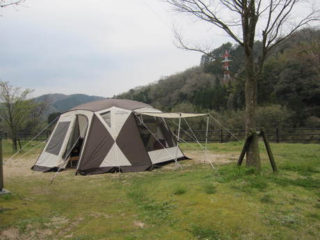 2014年　4月キャンプ in 江の川カヌー公園さくぎキャンプ場