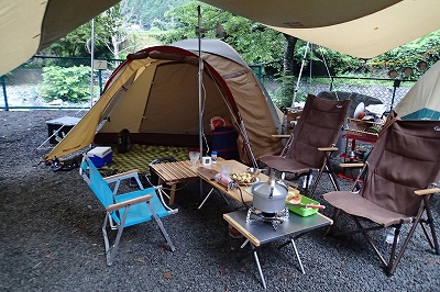 海の日連休キャンプは谷相郷で夏休みスタート！！