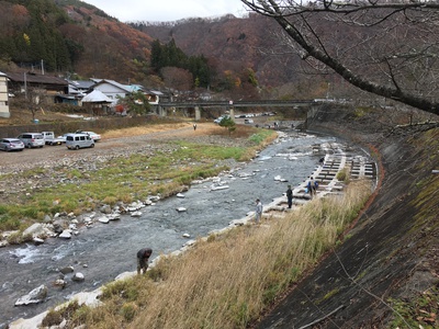 上野村ニジマス釣り大会