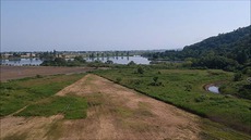 荒神山で空撮