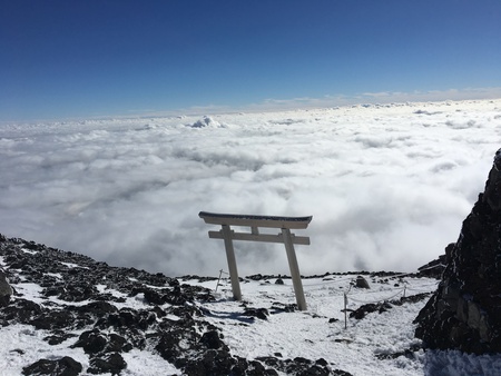 秋冬を感じる富士登山　富士宮口20181103