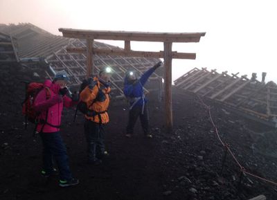 富士山登山　＊山小屋～下山　編　＊