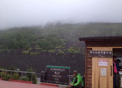 富士山登山　＊山小屋～下山　編　＊