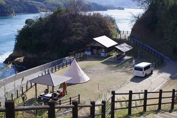 船折キャンプ場でメバル釣りキャンプ♪