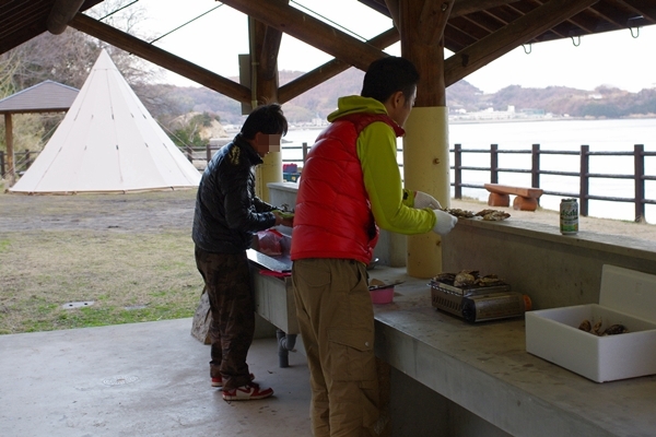 船折キャンプ場でメバル釣りキャンプ♪
