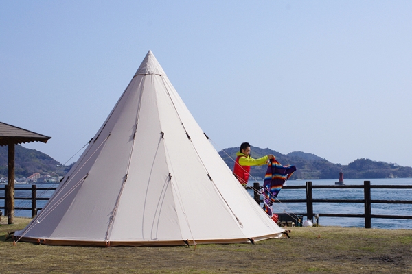 船折キャンプ場でメバル釣りキャンプ♪