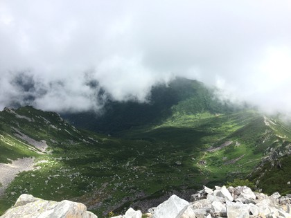 夏の北ア縦走 ～室堂から上高地まで-2