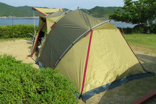 アルマディ４初張り！☆２０１４GWキャンプ１