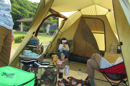 アルマディ４初張り！☆２０１４GWキャンプ１
