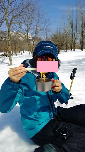 エバニューチタンカップ！☆山ガール？的雪上ランチ
