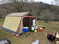 お久しぶりのカヌーキャンプ in お気に入りキャンプ場