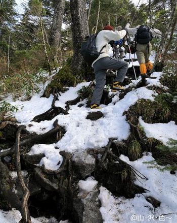 雪山へ ! ハチロク山岳部