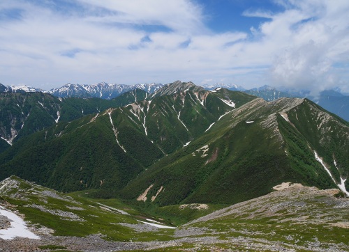 北アルプス 蝶ヶ岳～常念岳