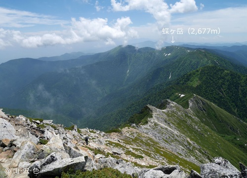 北アルプス 蝶ヶ岳～常念岳