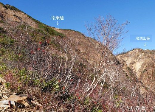 北アルプス 鹿島槍ヶ岳 赤岩尾根