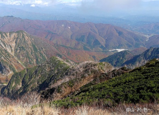 北アルプス 鹿島槍ヶ岳 赤岩尾根