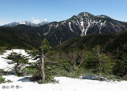 南アルプス 塩見岳