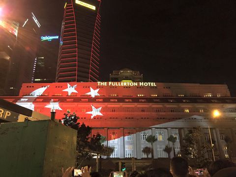 SG50 Projection Mapping @ The Fullerton Hotel Singapore