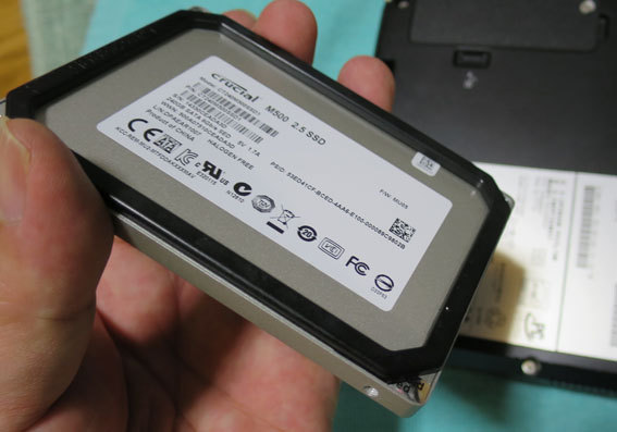 何が楽しいの？と言われても・・・:ノートPC:HDDからSSD交換 -再挑戦の巻