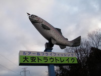 初釣行！ in  「大安トラウトレイク」